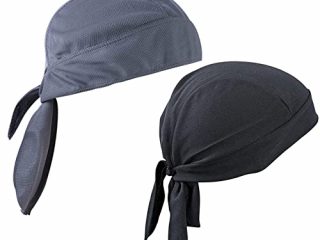 2 Piezas Gorra de Pañuelo de Cabeza de Ciclismo Sports Headwear Bandana para Motoristas Pañuelo de Cabeza para Bicicleta Sombrero de Ciclismo Secado Rápido Pañuelo de Cabeza Ajustable para Deportes