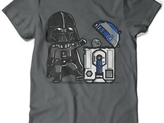 209-Camiseta Robotictrashcan (L,Gris Oscuro)