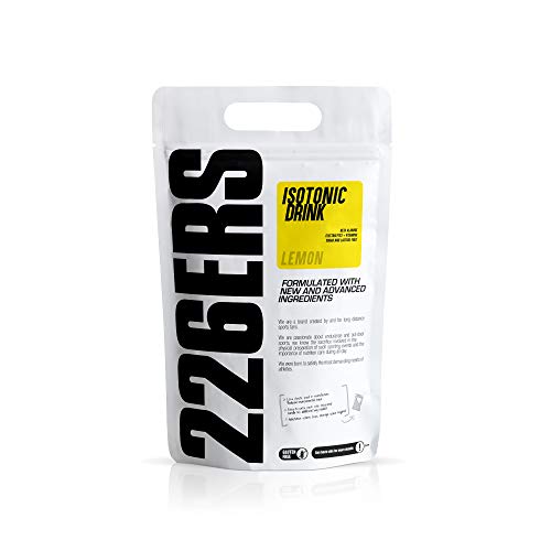 226ERS Isotonic Drink | Isotónico en Polvo, Recarga de Sales Minerales con Vitaminas y Beta-alanina, Bebida Deportiva Isotónica Sin Gluten para Hidratación, Limón - 1 kg