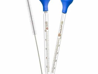2Pcs pipetas,5ml,10ml Pipetas Cuentagotas con Cepillo de Limpieza,Cuentagotas de la Pipeta,Pipeta de Cristal,Cuentagotas de Pipeta Graduado,Pipeta de Goma para Tratamientos Fluidos Líquidos