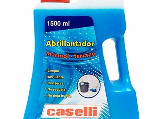 ABRILLANTADOR CASELLI MARMOL Y TERRAZO Limpia, ABRILLANTA, CONSERVA, NO RESBALA Y NO Deja Huellas