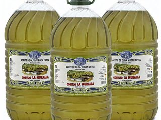 Aceite de Oliva Virgen Extra - Hojiblanca - 3 garrafas de 5 Litros (15 L) – Extracción en frío – Olivar tradicional - Parque Natural de la Subbética Rute, Córdoba, Andalucía - [PRODUCTO DE ESPAÑA]