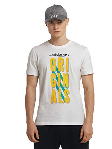 adidas Originals tee Camiseta, Hombre, Blanco (Blanco), XL