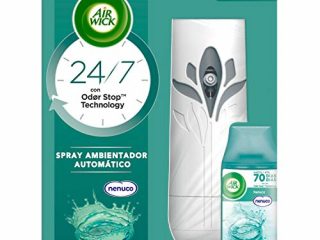 Air Wick Freshmatic - Aparato y recambio de Ambientador Spray Automático, Esencia para Casa con Aroma a Nenuco - 1 aparato + 1 recambio