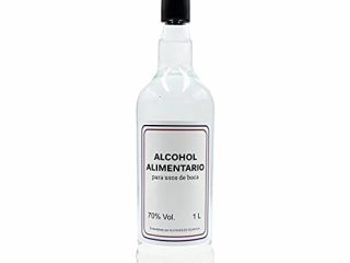 Alcohol etilico alimentario - Alcohol para hacer licores, maceraciones y extractos - Alcohol apto para consumo humano (usos de boca) - 1 Litro