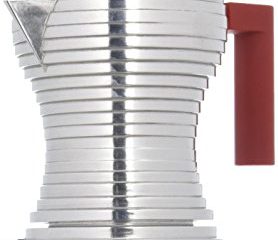 Alessi Cafetera de espresso Pulcina, rojo, 150 ml