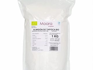 Almidón de tapioca, ecológica y vegana - Fécula de mandioca (1 kg)
