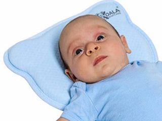 Almohada para bebés para Ayudar a prevenir y Tratar la plagiocefalia, de Funda Extraible (con Dos Fundas) Hecha de Memory Foam