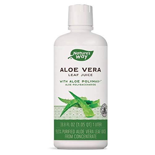 Aloe Vera, jugo de la hoja, 33,8 fl oz (1 litro) - Camino de la Naturaleza