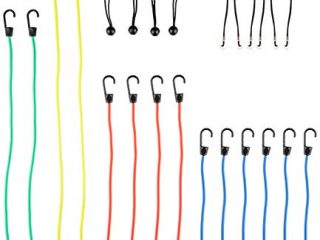 Amazon Basics - Cuerda elástica - Paquete de 24