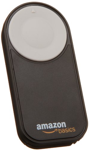 Amazon Basics - Disparador inalámbrico para Canon EOS 650D / 600D / 550D/ 500D / 400D / 350D / 5D Mark II / 7D, color negro