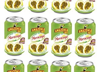 Amazonia Fruit Zumos en lata de 33cl (Maracuya 12 latas de 33cl)