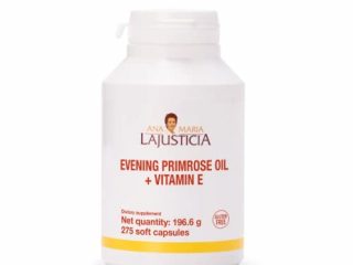 Ana Maria Lajusticia - Aceite de onagra – 275 perlas. Alivia dolores menstruales, los síntomas de la menopausia y el síndrome premenstrual. Envase para 137 días de tratamiento.