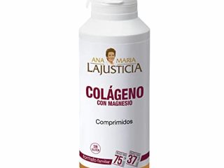 Ana Maria Lajusticia - Colágeno con magnesio – 450 comprimidos articulaciones fuertes y piel tersa. Regenerador de tejidos con colágeno hidrolizado tipos 1 y 2. Envase para 75 días de tratamiento.