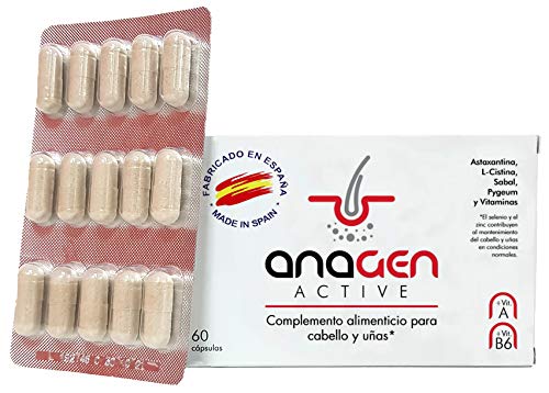 Anagen Active | Vitaminas crece pelo y uñas. (1 Caja)