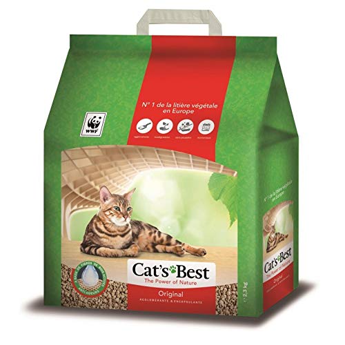 Animalerie Cat's Best – Arenero vegetal Performance 5 L – Lote de 2 – Precio del lote – Entrega en Francia Metropolitana