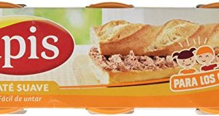 Apis Paté Suave de Hígado de Cerdo Fácil de Untar, 3 x 80g