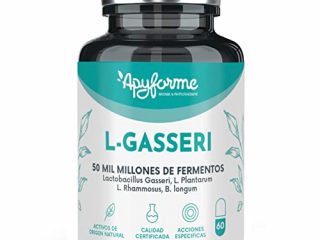 Apyforme - Probioticos Intestinales Lactobacillus Gasseri - Para la digestión, Adelgazamiento y Flora Intestinal - Hasta 50 mil millones de UFC/día - 60 Cápsulas Gastrorresistentes - 100 % Francés