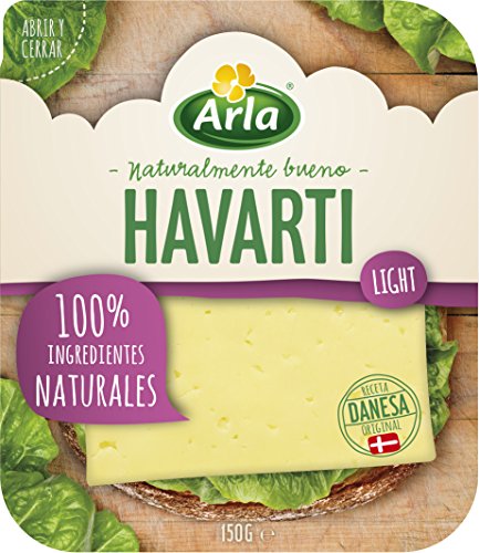 Arla Queso Havarti Light Lonchas, 150g (Refrigerado)