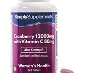 Arándanos 12.000 mg con vitamina C 80 mg - ¡Bote para 4 meses! - Apto para veganos - 120 comprimidos - SimplySupplements