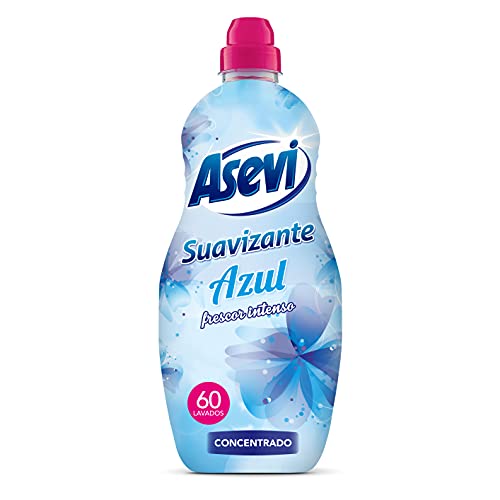 Asevi Suavizante Concentrado, 60 Dosis, Azul, 1500 Mililitros