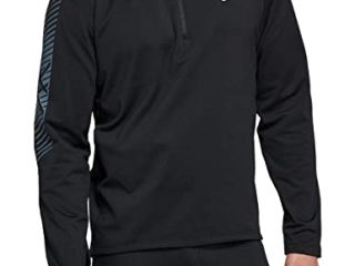 ASICS Icon LS 1/2 Winter Zip T-Shirt, Performance Black/Carrier Grey, M Mens