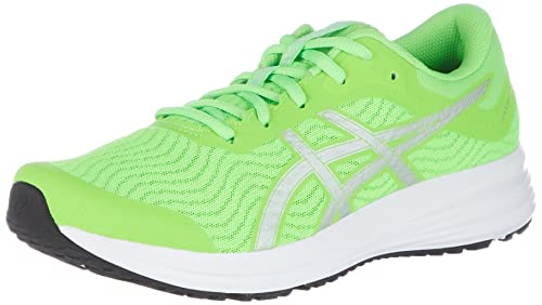 Asics Patriot 12, Road Running Shoe Hombre, Green Gecko/Pure Silver, 42.5 EU
