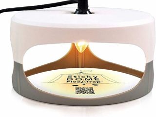 ASPECTEK Trampa Sticky Dome para pulgas y para chinches con Dos Discos Adhesivos incluidos. Inodoro, no venenoso. Seguro para niños y Mascotas.(Enchufe de La UE)