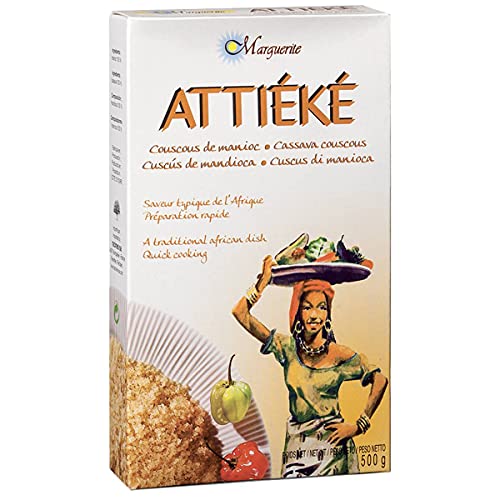 Attiéké MARGUERITE - cuscús de mandioca - 3 X 500 g (Juego de 3)