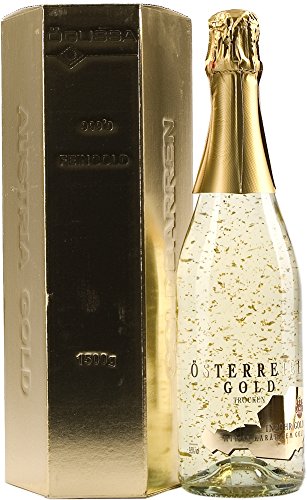 Austria Oro Vino Espumoso con 23 Quilates Dentro de la Botella, 750ml