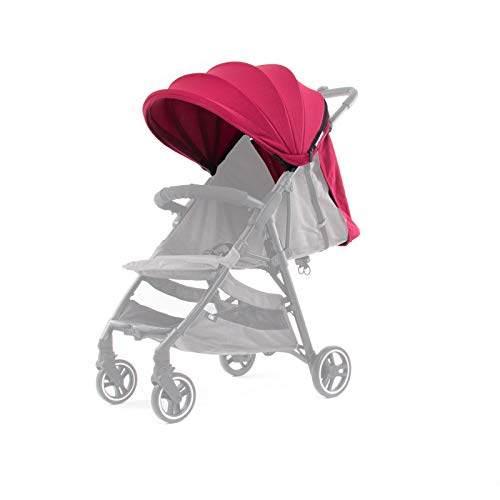 Baby Monsters Set de Capota Universal Kuki/Kuki Twin - Color Burdeos, Unisex