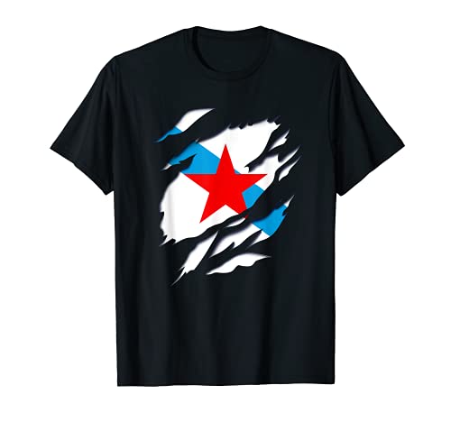 Bandera nacionalista gallega Estreleira Camiseta