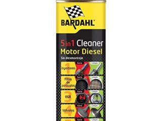 BarDahl Diésel Descarbonizante 5 en 1 Cleaner para Coche, Limpia la Suciedad del Motor, Protege Inyectores, Filtro de Partículas, Válvula EGR, de Escape y Turbo - 0,5 L