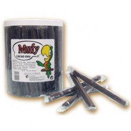 Barquillo bañado chocolate - Mufy - 90 unidades