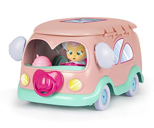 BEBÉS LLORONES LÁGRIMAS MÁGICAS La Caravana de Koali | Autocaravana rosa con Jacuzzi y Burbujas y la mini muñeca Koali - Juguete para niñas y niños + 3 Años, Multicolor, Talla Única