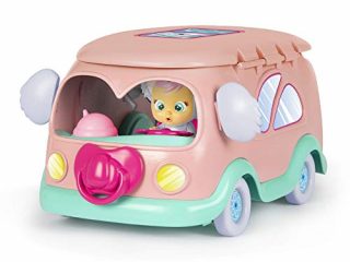 BEBÉS LLORONES LÁGRIMAS MÁGICAS La Caravana de Koali | Autocaravana rosa con Jacuzzi y Burbujas y la mini muñeca Koali - Juguete para niñas y niños + 3 Años, Multicolor, Talla Única