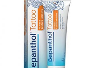 Bepanthol Tattoo Crema Tatuaje con Pantenol, Hidrata, Repara la Piel y Preserva la Belleza del Tatuaje, 100 g