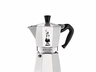 Bialetti - Moka Express: Icónica Cafetera Italiana para Espresso, Auténtico Café Italiano, Cafetera Moka 6 Tazas (270 Ml), Aluminio, Plata