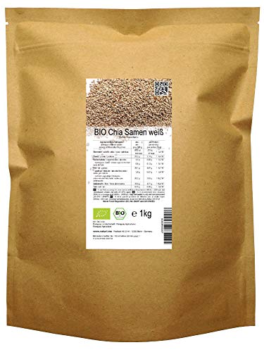 BIO las semillas blancas de Chía ( «Salvia hispanica» ) 1kg