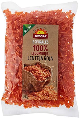 Biográ Espiral De Lentejas Rojas Biogra Bio Biográ, 250 g
