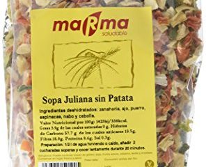 Bionsan Marma Sopa Juliana sin Patata | 6 Paquetes de 200 gr -|Total: 1200 gr