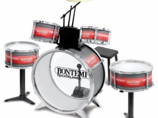 Bontempi 514830 Batería de 6 elementos con taburete, + 3 años