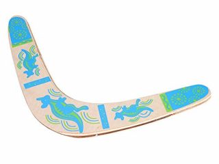 Boomerang, Estable de Madera en Forma de V de Retorno Boomerang Niños Deportes Nuevo Volador Boomerang Juguete con Bolsa de PP para Juegos al Aire Libre Deportes