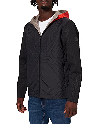 BOSS Sawotwo Chaqueta Deportiva, Negro1, L para Hombre