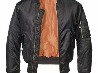 Brandit MA1 Jacke Chaqueta, Negro, M para Hombre