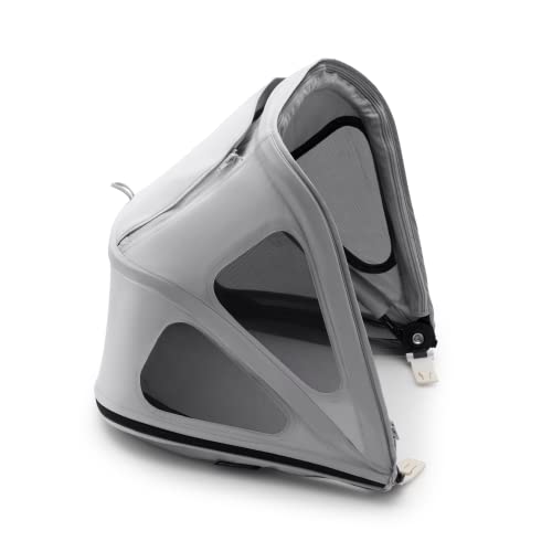 Bugaboo Bee capota ventilada - Capota extensible con protección solar UPF y paneles de malla ventilados, gris niebla
