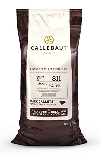 Callebaut 54 % virutas de chocolate negro ( callets ) 10kg