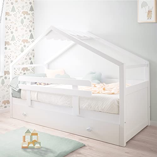 Cama Nido Casita Tejado (Blanco)