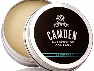 CAMDEN Balsamo barba original ● 100% Natural ● hecho en el reino unido ● Cera barba para acondicionar y suavizar el vello facial ● Acondicionador barba de aroma fresco para un cuidado natural ● 60ml