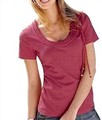 Camiseta de Corley para Precio de verano en Frambuesa - algodón, frambuesa, 100% algodón, mujer, 34